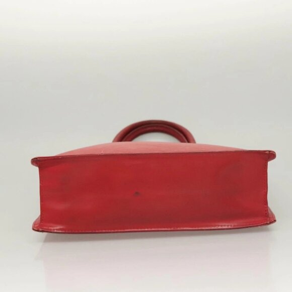 LOUIS VUITTON Epi Sac Plat PM Hand Bag Red - Picture 6 of 15